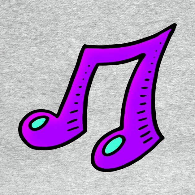 Music Note Doodle Art by VANDERVISUALS